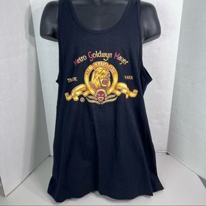 Vintage MGM Nutmeg Mills Logo Sleeveless Tank Top XL